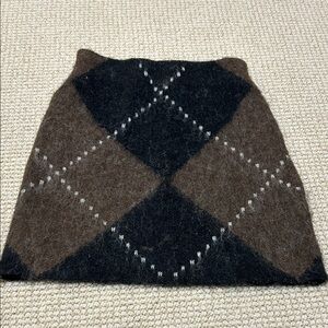 Commense Argyle Sweater Skirt NWT XS